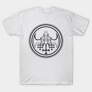 Bat-Demon Sigil (black) T-Shirt